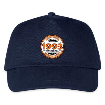 Jahrgang 1993 - Kinder Basecap - Navy - Vorne