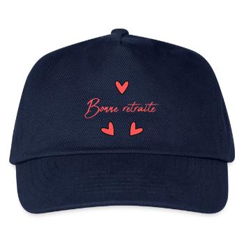 RETIREMENT. RETIREMENT. RETIRED. HAPPY RETIREMENT - Kids’ Baseball Cap - navy - Front