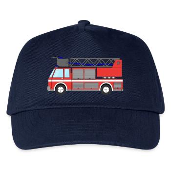 Fire engine Fire engine - Kids’ Baseball Cap - navy - Front