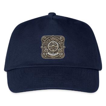 Steampunk Logo - Kids’ Baseball Cap - navy - Front