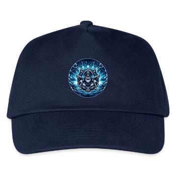 Captain in the Storm Logo - Kids’ Baseball Cap - navy - Front