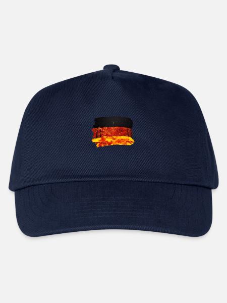 Deutschland Flagge Shirt Herbstshirt - Kinder Basecap - Navy