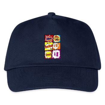 Comicstrip Comic-Strip Comic - Kinder Basecap - Navy - Vorne