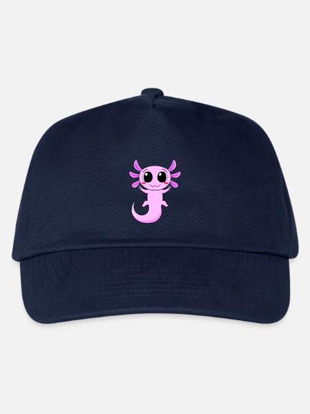 Axolotl Peace Zeichen - Kinder Basecap - Navy