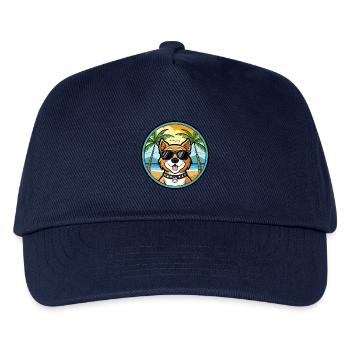 Cao De Castro Laboreiro Dog Breed Cartoon Beach - Kids’ Baseball Cap - navy - Front