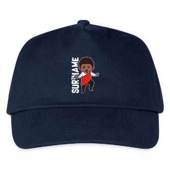 Lebensfroher Surinamer Regenwald - Kinder Basecap - Navy - Vorne