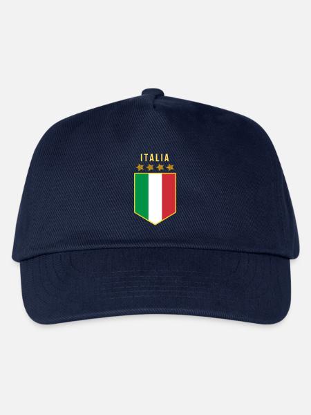 Italien Jersey FORZA AZZURI 2021 - Kinder Basecap - Navy