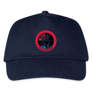 Feuerwehr Logo 3farbig - Kinder Basecap - Navy - Vorne