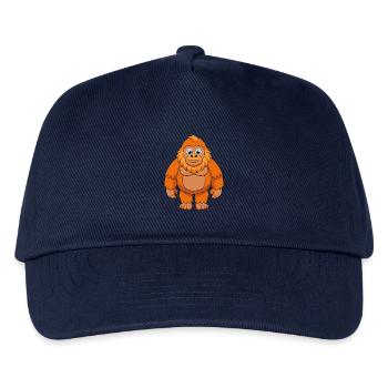 Big Foot Niedliche Maskottchen Zeichentrickfigur Kawaii - Kinder Basecap - Navy - Vorne