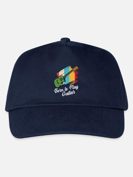 Born to play the guitar - Kids’ Baseball Cap - navy