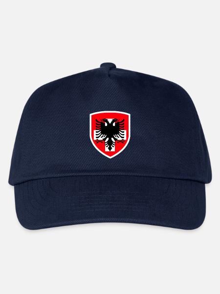 Albanien - Schweiz - Kosovo - Kinder Basecap - Navy