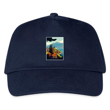 Ohrid Island See Kirche des Heiligen Johannes Mazedonien - Kinder Basecap - Navy - Vorne
