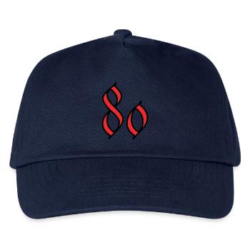 80 - Kids’ Baseball Cap - navy - Front
