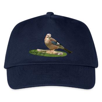 Eichelhäher - Kinder Basecap - Navy - Vorne