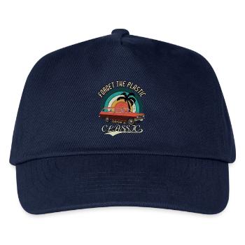 Vintage Drive the classics Oldtimer Classic Car - Kids’ Baseball Cap - navy - Front