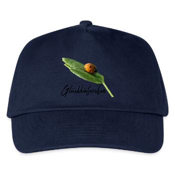 Glückskäferchen Marienkäfer Glücksbringer - Kinder Basecap - Navy - Vorne