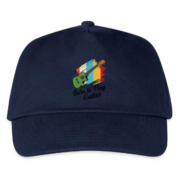 Gitarre - Kinder Basecap - Navy - Vorne
