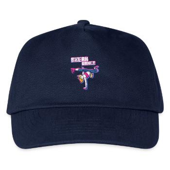 Breakdancing Unicorn Breakdance Breakdancerin - Kinder Basecap - Navy - Vorne