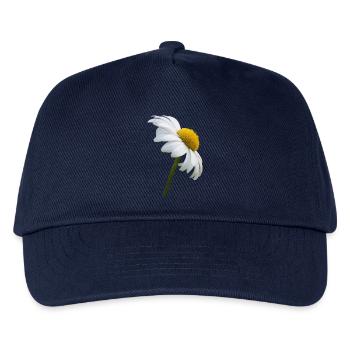 Margerite Gänseblume - Kinder Basecap - Navy - Vorne