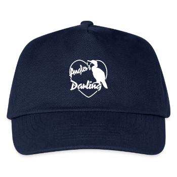 Der Kormoran - Anglers Sportfischers Liebling - Kinder Basecap - Navy - Vorne