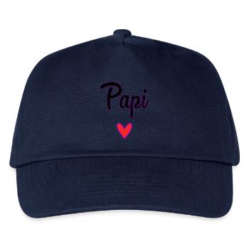 GRANDPA. DAD. FATHER'S DAY. HAPPY FATHER'S DAY - Kids’ Baseball Cap - navy - Front