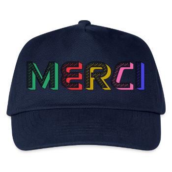 Vielen Dank - Kinder Basecap - Navy - Vorne