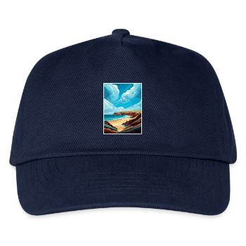 Point Reyes National Seashore California Souvenir - Kinder Basecap - Navy - Vorne
