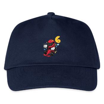 Flinker Kartpilot Geburtstagsparty - Kinder Basecap - Navy - Vorne