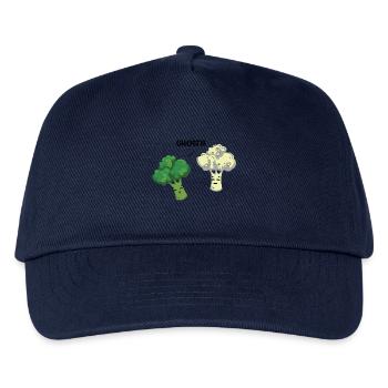 Erschrockener Brokkoli Blumenkohl - Kinder Basecap - Navy - Vorne