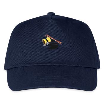 Schwungvoller Diabolo Jongleur - Kinder Basecap - Navy - Vorne