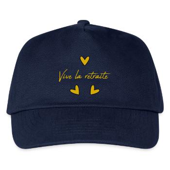 RETIREMENT. HAPPY RETIREMENT. HAPPY RETIREMENT - Kids’ Baseball Cap - navy - Front