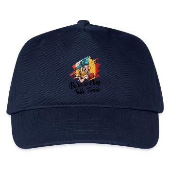 Tischtennis - Kinder Basecap - Navy - Vorne