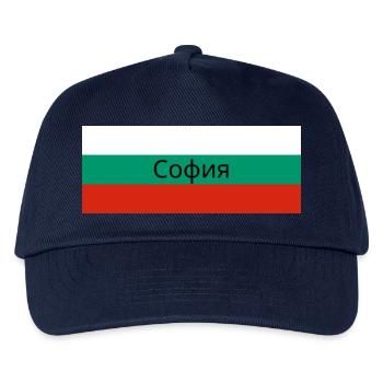 Sofia Stadt in bulgarischer Flagge - Kinder Basecap - Navy - Vorne