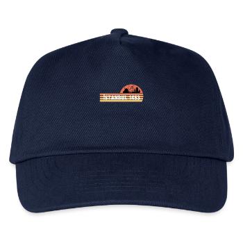 Skyline of Istanbul in a retro design - Kids’ Baseball Cap - navy - Front