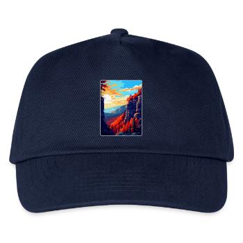 Nationalpark Böhmische Schweiz Tschechische Republik - Kinder Basecap - Navy - Vorne