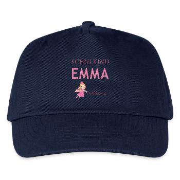 Schoolchild Emma first class - Kids’ Baseball Cap - navy - Front