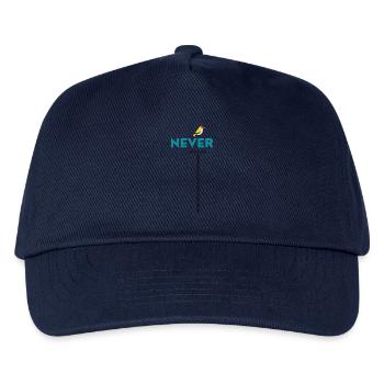 never give up bird - Kinder Basecap - Navy - Vorne