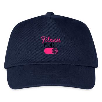 Fitness mode on - Kids’ Baseball Cap - navy - Front