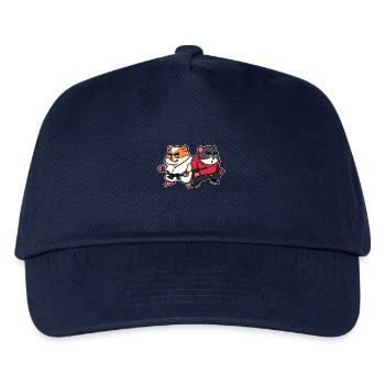 Freches Meerschweinchen Nagetier - Kinder Basecap - Navy - Vorne