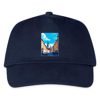 Olomouc Tschechische Republik Vintage Reiseposter WPA - Kinder Basecap - Navy - Vorne