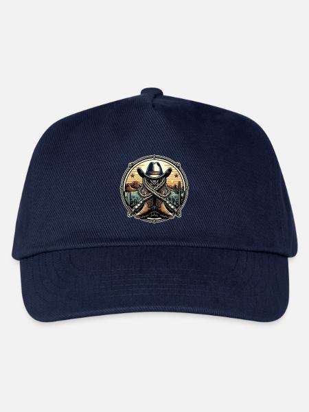Western Logo 1 - Kinder Basecap - Navy