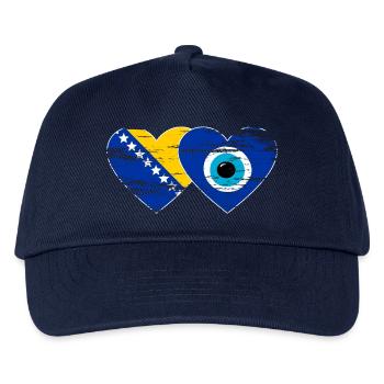 Bosnia Nazarpearl flag used - Kids’ Baseball Cap - navy - Front