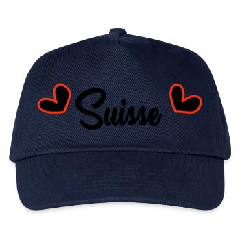 SWITZERLAND. COUNTRY. GENEVA. SWITZERLAND. HUMOR. COUNTRY - Kids’ Baseball Cap - navy - Front