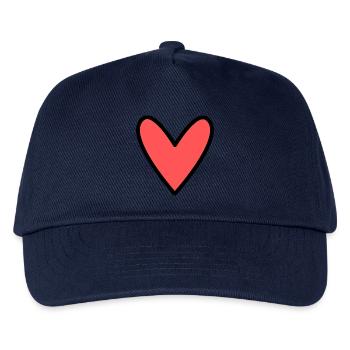 HEART. MOM. MOTHER'S DAY. HEART. FEAST - Kids’ Baseball Cap - navy - Front