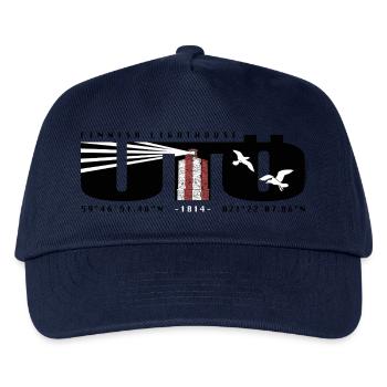 UTÖ LIGHTHOUSE ISLAND Marine Textilien und Geschenke - Kinder Basecap - Navy - Vorne