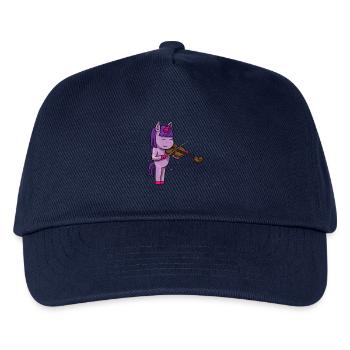 Bratschist Einhorn Violist Violaspieler Bratsche - Kinder Basecap - Navy - Vorne