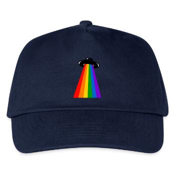 UFO Regenbogen - Kinder Basecap - Navy - Vorne