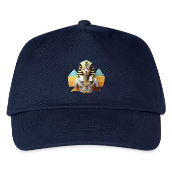 Pharaonisches Design - Kinder Basecap - Navy - Vorne