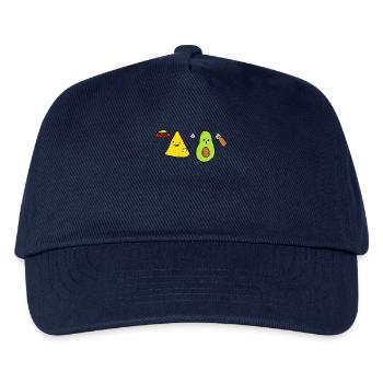 Guacamole Nacho Avocado Fiesta Mexico - Kinder Basecap - Navy - Vorne