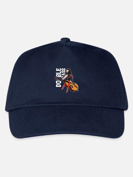 Beschwingte Kontrabassistin Jazzband - Kinder Basecap - Navy